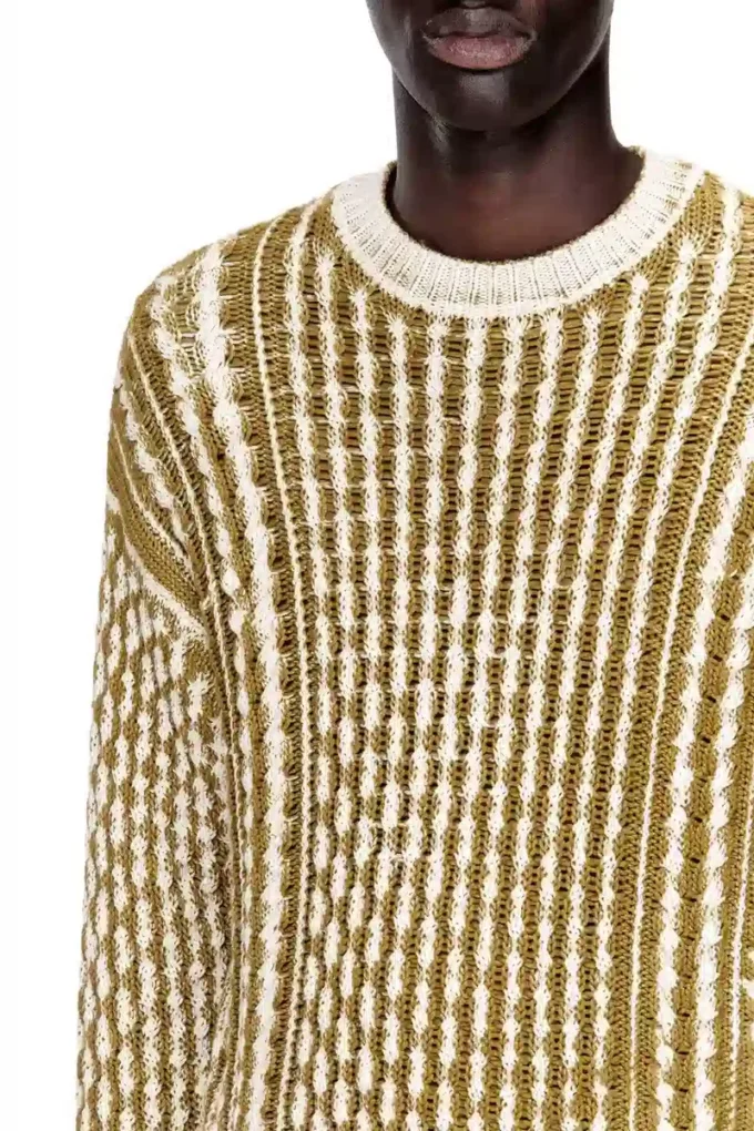 k-moise Pulover tricotat cu imprimeu inversat k-moise Pulover tricotat cu imprimeu inversat