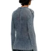 k-redros Pulover din tricotaj cu ochiuri din fire denim k-redros Pulover din tricotaj cu ochiuri din fire denim