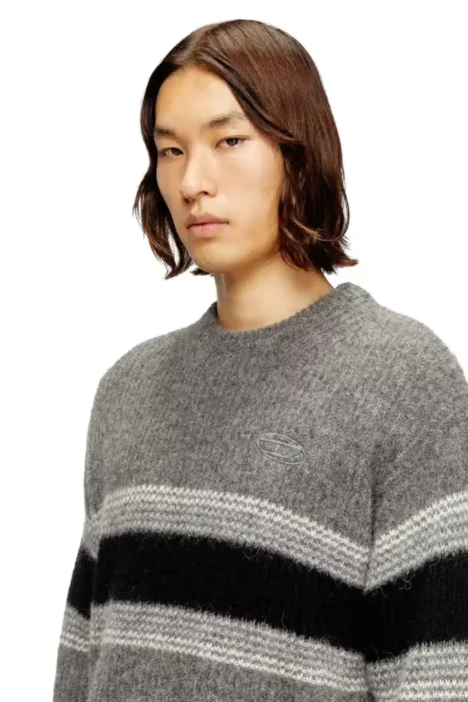 k-soren Pulover cu dungi din amestec de alpaca k-soren Pulover cu dungi din amestec de alpaca