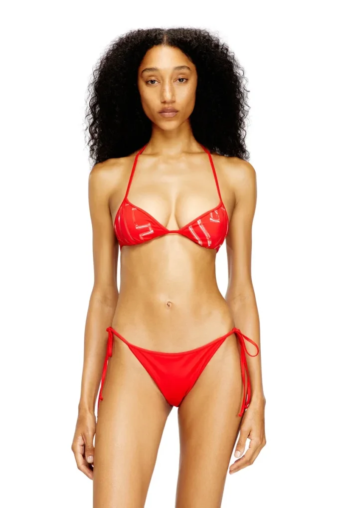 kate-d-core Sutien de bikini cu imprimeu grafic