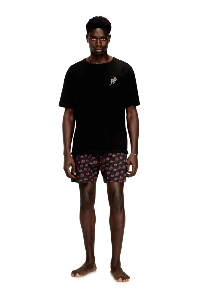 kit-james Set de pijamale din bumbac cu imprimeu integral kit-james Set de pijamale din bumbac cu imprimeu integral
