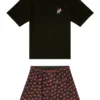 kit-james Set de pijamale din bumbac cu imprimeu integral kit-james Set de pijamale din bumbac cu imprimeu integral