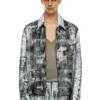 l-pylon-a Jachetă blouson din piele tratată l-pylon-a Jachetă blouson din piele tratată