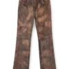 l-ysa Pantaloni din piele uzată, croiți în stil jeans l-ysa Pantaloni din piele uzată, croiți în stil jeans