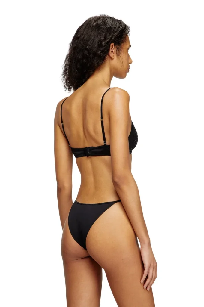 luna-dnm Sutien triunghiular din microfibră cu cristale luna-dnm Sutien triunghiular din microfibră cu cristale