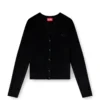 m-alima Cardigan din lână cu logo decupat m-alima Cardigan din lână cu logo decupat