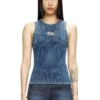 m-anchor-a-sl Top tubular din tricot cu nervuri, cu Oval D