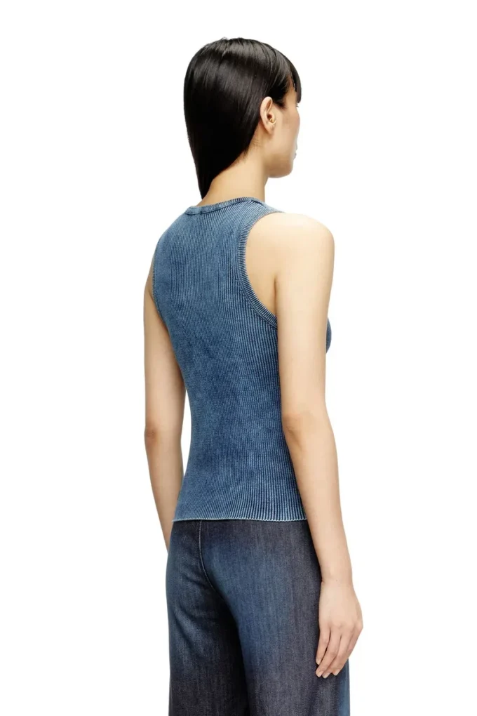 m-anchor-a-sl Top tubular din tricot cu nervuri, cu Oval D
