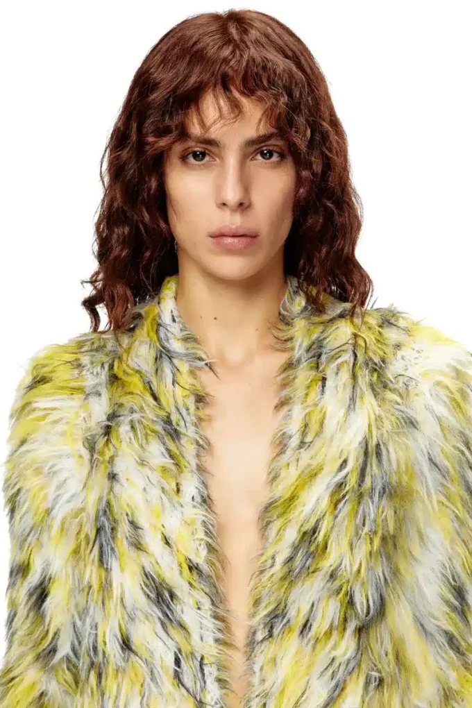 m-annaine Cardigan deschis în față din tricot pufos m-annaine Cardigan deschis în față din tricot pufos