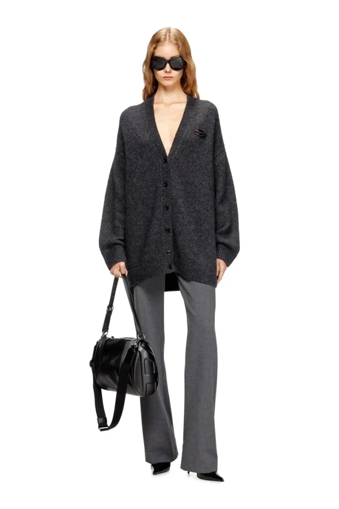 m-areela Cardigan din amestec de lână și alpaca