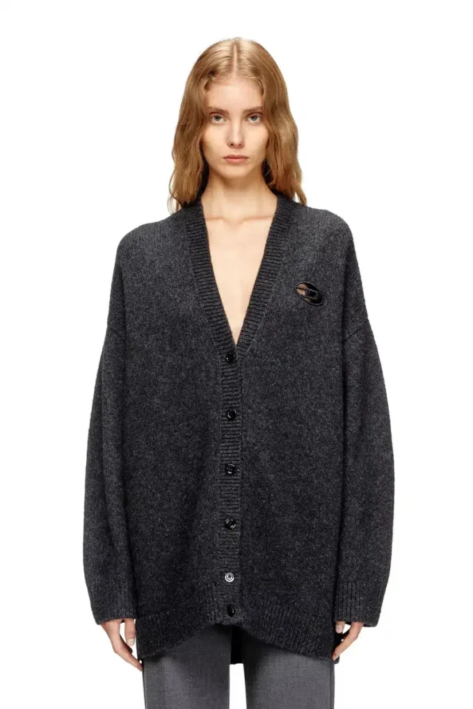 m-areela Cardigan din amestec de lână și alpaca