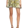 m-astrella Fustă mini din tricot jacquard pufos