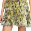 m-astrella Fustă mini din tricot jacquard pufos