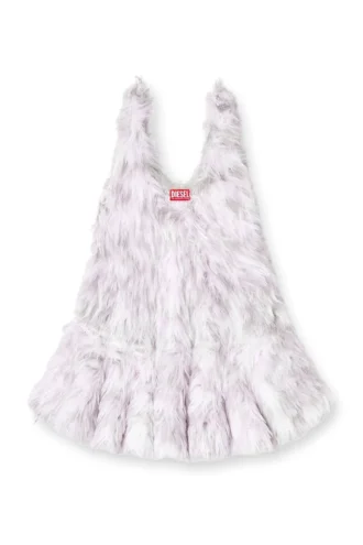 m-astrid Rochie mini din tricot jacquard pufos