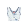 m-bletilla Top tip sutien din tricot indigo distrus m-bletilla Top tip sutien din tricot indigo distrus