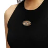 m-caddix Rochie fără mâneci din tricot cu nervuri
