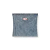 m-clarksvillex-c Top tubular din tricot cu nervuri, cu logo oval D