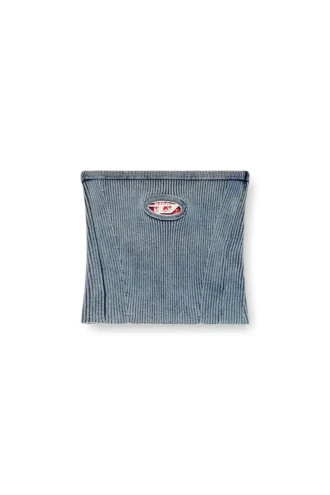 m-clarksvillex-c Top tubular din tricot cu nervuri, cu logo oval D m-clarksvillex-c Top tubular din tricot cu nervuri, cu logo oval D