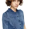 m-fenny-drs Rochie midi polo din tricot cu efect denim m-fenny-drs Rochie midi polo din tricot cu efect denim