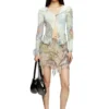 m-fiorina Cardigan scurt cu imprimeu medieval m-fiorina Cardigan scurt cu imprimeu medieval