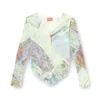m-fiorina Cardigan scurt cu imprimeu medieval m-fiorina Cardigan scurt cu imprimeu medieval