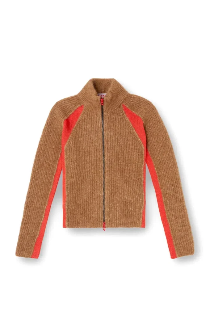 m-louise Cardigan din amestec de alpaca cu inserții contrastante m-louise Cardigan din amestec de alpaca cu inserții contrastante