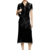m-lourens Rochie midi polo din tricot cu imprimeu inversat