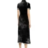 m-lourens Rochie midi polo din tricot cu imprimeu inversat