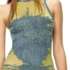 m-magias Rochie lungă din tricot metalic devoré m-magias Rochie lungă din tricot metalic devoré