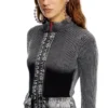 m-melissa Cardigan cu fermoar și buzunare cargo din denim m-melissa Cardigan cu fermoar și buzunare cargo din denim