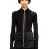 m-melissa Cardigan cu nervuri și buzunare cargo m-melissa Cardigan cu nervuri și buzunare cargo