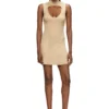 m-oloni-short Rochie mini din lână cu inserție m-oloni-short Rochie mini din lână cu inserție