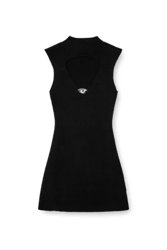 m-oloni-short Rochie mini din lână cu inserție