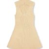 m-oloni-short Rochie mini din lână cu inserție m-oloni-short Rochie mini din lână cu inserție