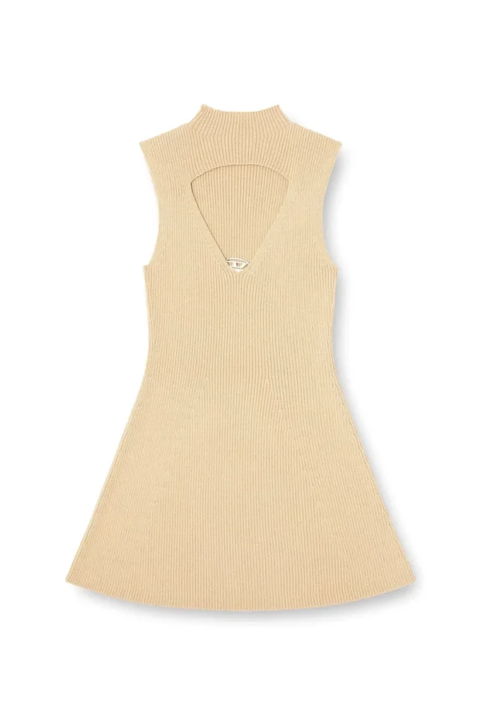 m-oloni-short Rochie mini din lână cu inserție m-oloni-short Rochie mini din lână cu inserție