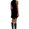 m-oloni-short Rochie mini din lână cu inserție m-oloni-short Rochie mini din lână cu inserție