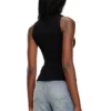 m-onervax-top Top cu guler înalt din tricot cu nervuri m-onervax-top Top cu guler înalt din tricot cu nervuri