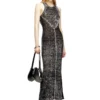 m-rab Rochie din tricot de in cu logo decupat m-rab Rochie din tricot de in cu logo decupat