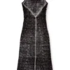 m-rab Rochie din tricot de in cu logo decupat m-rab Rochie din tricot de in cu logo decupat