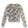 m-sibylla Cardigan din jacquard devoré cu model pied-de-poule m-sibylla Cardigan din jacquard devoré cu model pied-de-poule