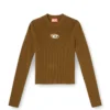 m-valari Top din tricot cu nervuri din amestec de viscoză cu Oval D m-valari Top din tricot cu nervuri din amestec de viscoză cu Oval D
