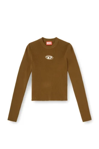 m-valari Top din tricot cu nervuri din amestec de viscoză cu Oval D m-valari Top din tricot cu nervuri din amestec de viscoză cu Oval D