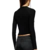 m-valari Top din tricot cu nervuri din amestec de viscoză cu Oval D m-valari Top din tricot cu nervuri din amestec de viscoză cu Oval D