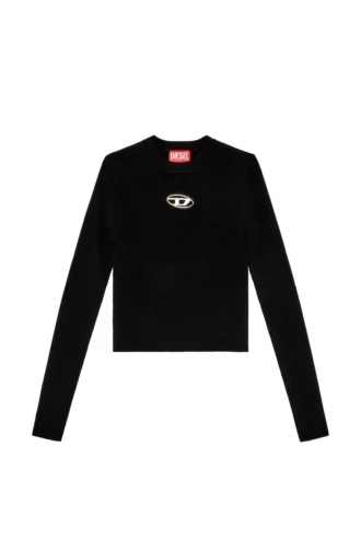 m-valary Bluză cu mâneci lungi din tricot cu nervuri