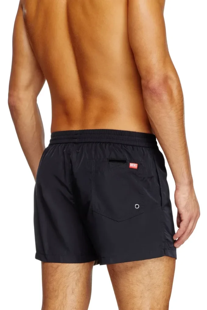 mario-34-d-core Pantaloni scurți de baie cu logo imprimat mario-34-d-core Pantaloni scurți de baie cu logo imprimat