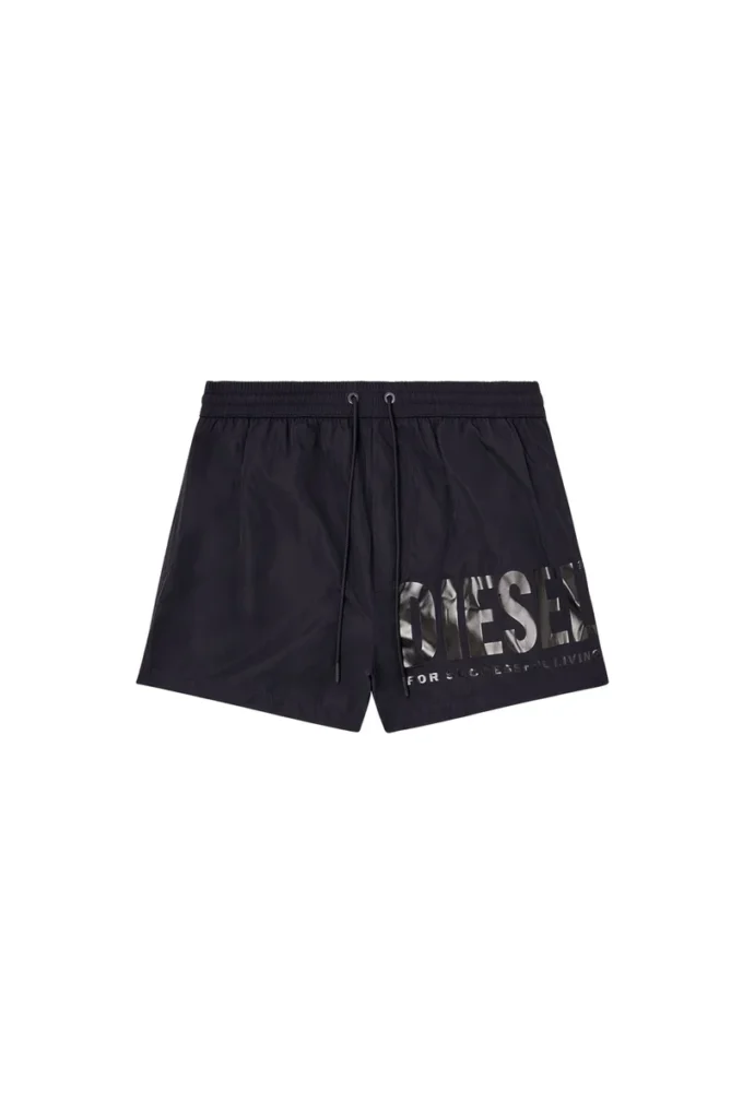 mario-34-d-core Pantaloni scurți de baie cu logo imprimat mario-34-d-core Pantaloni scurți de baie cu logo imprimat
