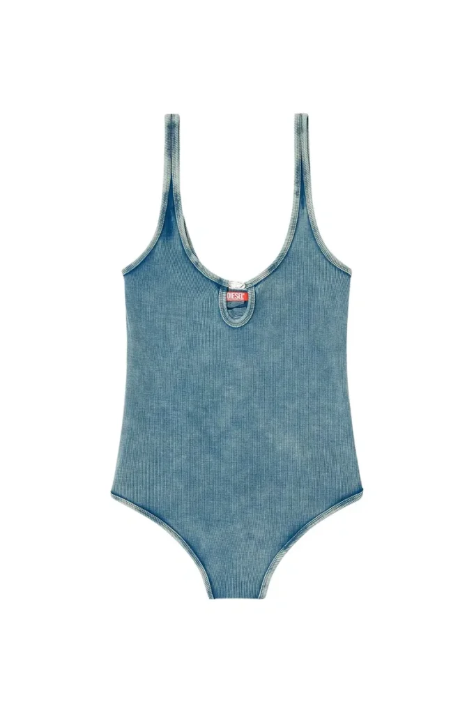 maura-dnm Body din bumbac elastic spălat cu efect marmorat maura-dnm Body din bumbac elastic spălat cu efect marmorat