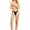 micro-punchy-d-core-3pack Set de 3 tanga din bumbac elastic cu logo