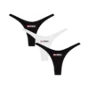 micro-punchy-d-core-3pack Set de 3 tanga din bumbac elastic cu logo