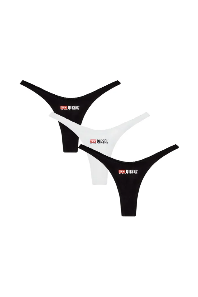 micro-punchy-d-core-3pack Set de 3 tanga din bumbac elastic cu logo